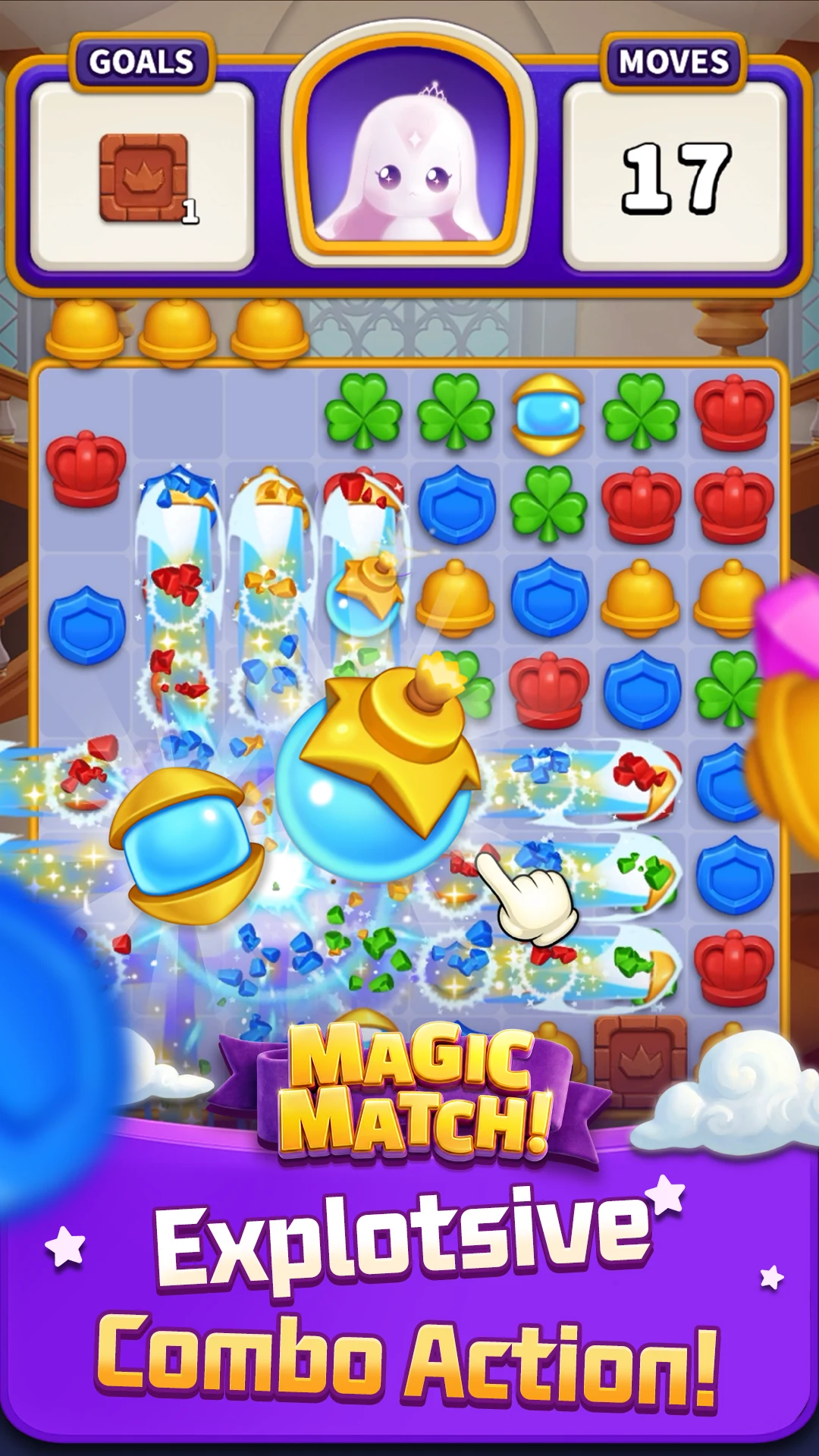 Teenieping Magic Match screenshot