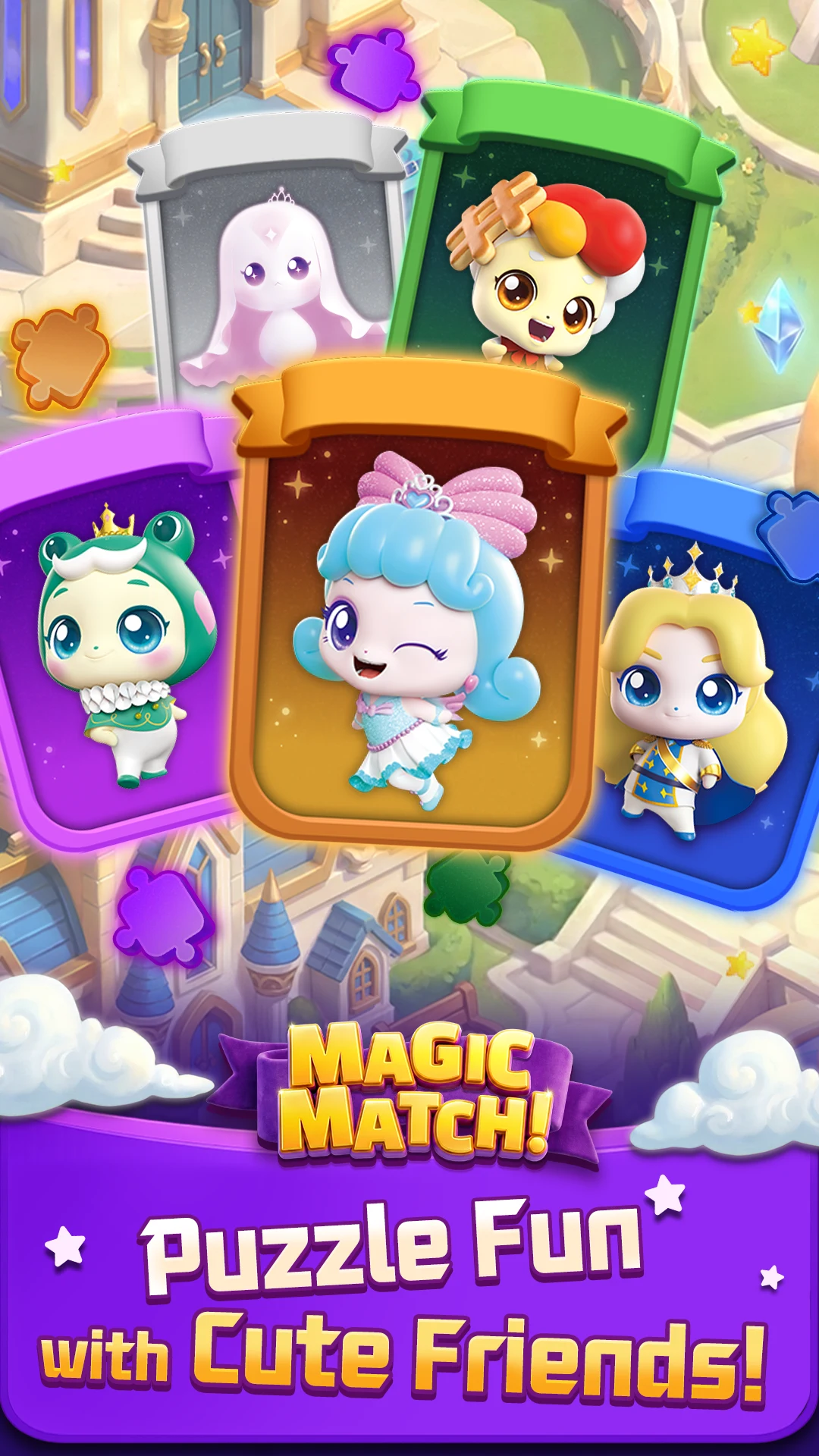 Teenieping Magic Match screenshot
